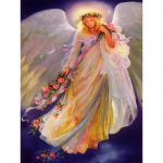 5D teemantmaalide religioonide sari Ingel Baby Christ Teemanttikandid Kodukaunistused 20X30CM punane