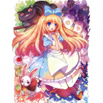 Teemantmosaiigist maastik isetehtud teemantmaal &uuml;mmargune maastik Kodukaunistus kivikivist pilt 20X30CM