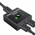 HDMI-l&uuml;liti 2 &uuml;hes v&auml;ljundis 1080P 4K HDMI-l&uuml;liti automaatne jaoturi l&uuml;liti Plug and Play must
