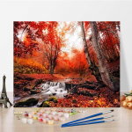 DIY v&auml;rvid numbrite j&auml;rgi &otilde;limaali komplekt L&otilde;uend DIY &otilde;limaal numbrite j&auml;rgi Seinakunsti kaunistused kodukinki kunstiks ja hobideks 40x50cm no frame