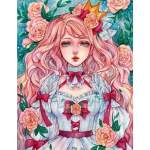 Teemanttikandid gooti t&uuml;druk t&auml;isruut Uus saabumine 3D DIY teemantmaal maastik Ilus pilt kivist seinakunstist Full Round 20X30CM