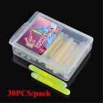 FISH KING 30tk/pakk 4,5*39mm Light Stick Mix Size Lambipirnikujuline sirge kepp Ujukp&uuml;&uuml;giks punane