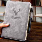 360 lehek&uuml;lge A5 kunstnahast paks &auml;rim&auml;rkmik Sketch Journal p&auml;evik koos pliiatsiga