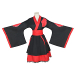 Scione Anime Multikas Kimono Lolita Kleit Multikas Akatsuki Cosplay Kost&uuml;&uuml;m Naistele Jaapani Stiilis Kleit XL black