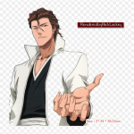Aizen Bleach Sosuke Anime Lron plaastrid riidekoti jaoks Ts&auml;rk soojus&uuml;lekande kleebised triibud aplikatsioonid