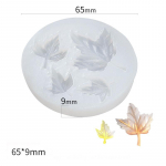 3D k&otilde;rvitsa silikoonvorm Halloweeni vahtralehevahuga koogikaunistusmudel DIY magustoidu k&uuml;psetusn&otilde;ud