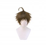 Danganronpa Hinata Hajime Parukas Cosplay Kost&uuml;&uuml;m Super Dangan Ronpa 2 Kuumuskindel S&uuml;nteetiline Juus Meeste Karnevali Peoparukad