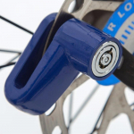 Mootorratta turvalukk Vargusvastane lukk Mootorratas Mopeed Roller ketaspiduri rootori lukk sinine