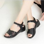 Naiste sandaalid Rooma ehtsast nahast naiste kingad Suured k&otilde;rged kontsad kiilu sandaalid ema 35 beež