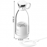 Kaasaskantav elektriline mahlapress Blender USB mini-puuviljasegistid mahlapressid puuviljapressid Toidu-piimakokteili multifunktsionaalne mahlamasin valge