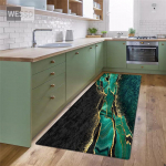 Rohelisest marmorist k&ouml;&ouml;gimatt Libisemiskindel smaragdvaip elutoa jaoks magamistoa vaibad voodialuse ala Vaiba vannimatt 60x180cm