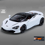 1/24 McLaren 720S m&auml;nguautomudel, tsingisulamist tagasit&otilde;mmatav heli- ja valgusega auto ning avatud kereuks, m&auml;nguauto lastele poisile t&uuml;drukule kingitus 1:24-Size:20.5*8.7*5cm