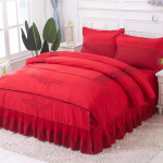 King-/queen-size/kahe suurusega voodilina tekikate Padjap&uuml;&uuml;r Neljaosaline komplekt, tihendav magamistuba, kvaliteetne lihtne voodipesu twin4pc200*230cm