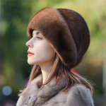 Naiste karusnahast m&uuml;ts 2022 Talvine kohev naaritsa karusnahast kohev karusnahast m&uuml;ts Naiste peapael v&auml;listingimustes talvem&uuml;ts k&otilde;rvaklapi suusam&uuml;ts Hoia sooja XL 60 Above pruun