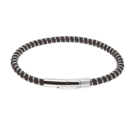 Les Tr&eacute;sors De Lily [R5091] - h&otilde;bepruun 'Giorgio' terasest nahast k&auml;ev&otilde;ru - 65x55x4 mm pruun