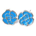 Les Tr&eacute;sors De Lily [R5229] - sinised  Rosa Romantica  k&otilde;rvar&otilde;ngad - 14 mm sinine