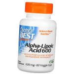 Lipoehape, alfa-lipoehape 600, Doctor's Best 60 k&ouml;&ouml;giviljakapslit (70327005) 60vcaps