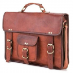 Vintage spetsiaalne kits Hide Real Leather Satchel Messenger Shoulder Brown kott 11X15X5 pruun