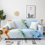 Kodu elastne diivanikate Eemaldatav marmormustriga k&otilde;ikeh&otilde;lmav diivanikaitse, m&auml;&auml;rdumisvastane ruumikujundus, veniv kate 1 seater 90-140cm