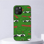 Funny The Frog Pepe Face Cry telefoni&uuml;mbris iPhone 11 12 Mini 13 14 Pro Xs Max X 8 7 6s Plus 5 Se Xr Shell jaoks iPhone7