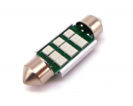 5 szt żar&oacute;wka LED SV8.5 12-24V CANBUS 36mm Niebieski, Off-Road
