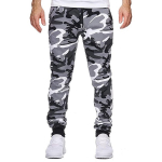 Kevadised ja s&uuml;gisesed meeste vabaaja Camo Mid Rise sportlikud s&ouml;rkimisp&uuml;ksid XL valge