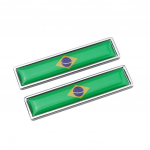 Lipu embleem DIY metallist auto kleebis auto stiil &ndash; Brasiilia