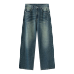 Meeste s&uuml;gis ja talv Uued tooted Meeste kantud teksap&uuml;ksid pestud lahtiselt retro XL gray