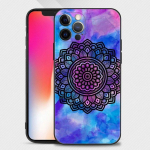 Mandala Chakra jooga telefoni&uuml;mbris iPhone'ile 14 14 13 12 11 Pro Max Xs Max Xr X 7 8 Plus 12 Mini 6s Silicone Capa Black Shell For iPhone 6 6S Plus