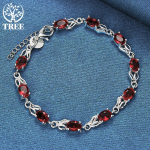 925 h&otilde;bedane v&otilde;lupunane AAA tsirkoonist k&auml;ev&otilde;ru ehted 20cm