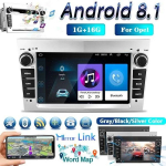 2 Din Android 8.1 GPS Navigation Autoraadio Multimeediumipleier GPS+WIFI+DAB+OBD2 Autoraadio Opelile 1+16 must