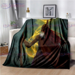 Isikup&auml;rastatud Elden Ring tekk The Tarnished prindiga flanelltekk Ranni Pehme Soe Vooditele Visatav Diivanikate Voodikate 150x180cm