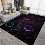 Moodne geomeetriline tr&uuml;kitud ala vaip, suur, elutoa magamistoa vaip, k&ouml;&ouml;gi-vannitoa sissep&auml;&auml;su uksematid, libisemiskindlad p&otilde;randamatid 80x120cm