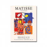 Henri Matisse Vintage plakat Seinakunst L&otilde;uend Plakatid Abstraktsed jooned N&auml;o aktiprindid Maalimine V&auml;rvikad elutoa sisekujunduspildid Ilma raamita 21*30cm