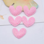 100 tk 25*20 mm Bling s&uuml;damepolsterdatud s&auml;delev kangas aplikatsioonid meisterdamiseks peakatetele vibukaunistused tarvikud k&auml;sit&ouml;&ouml; riided &otilde;mblusplaastrid roosa