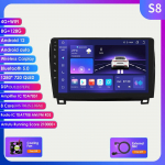 Hizpo 9-tolline pea&uuml;ksus 2-dine auto Android-raadio multimeediumipleier Toyota Tundra Sequoia jaoks 2-dine autoraadio video GPS Navi WiFi Carplay 4G DSP DVR kaamera S8 8Core 8G 128G