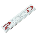 Auto 3D metallist P75D P85D P90D P100D logokleebiste kleebis Tesla Model 3 XSY pagasiruumi kirjade embleemi m&auml;rgi kleebised P100D-D white