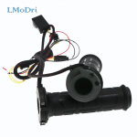 LMoDri universaalne mootorratas, 7/8 22 mm elektrilised soojendusega k&auml;epidemed Roller Mopeedraud K&auml;esoojendaja Reguleeritav Hot Grip 12V black