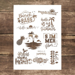 A4-suuruses dekoratiivsed korduvkasutatavad suve&scaron;abloonide &scaron;abloonide maalimis&scaron;abloonid meisterdamiseks puidule, l&otilde;uendile, p&otilde;randale, seinale ja plaatidele Scrabooking maalimiseks