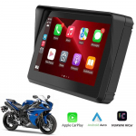 5-tolline raadio mootorratastele, GPS-navigatsioon, Carplay, Android auto, HUAWEI Honor, IPX7 veekindel