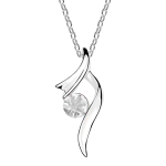 H&otilde;bedane Kuubilise tsirkooniga ripats ja k&otilde;rvar&otilde;ngaste ehtekomplekt naistele ja t&uuml;drukutele free size