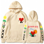 Un Verano Sin Ti Hoodie Mehed Naiste Mood Bad Bunny Pusad Laste Hip Hop Pusad Pusad Pikad varrukad Kapuutsiga Sweat T&uuml;drukute mantlid XL