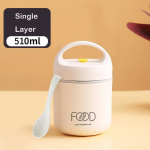 Roostevabast terasest vaakumtermiline l&otilde;unakarp, isoleeritud s&ouml;&ouml;gikott toidusoojendaja supitassiga termoskonteiner Bento l&otilde;unakarp lastele