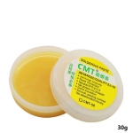 30 g pehme kampoli jootmisr&auml;busti pasta pliivaba PCB IC elektri- ja elektroonikaseadmete remondiks ja jootmiseks. beež