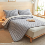 Veekindel kattemadrats Antibakteriaalne ja lestakindel voodimatt libisemiskindel madratsikate Veekindlad paksud tepitud voodikatted(Padjap&uuml;&uuml;rid puuduvad ) 100x200cm (39.3x78.7inch)