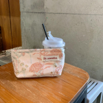 Naiste Vintage Rouge puuder kaenlaalusele Brocade Jacquard &otilde;rn v&auml;ike kosmeetikakott OneSize