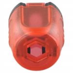 Vastupidav magnetisaator 6,35 mm varrega magnetr&otilde;nga plastikule oranž