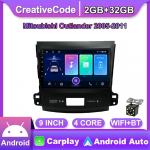 9-tolline Android Carplay Mitsubishi Outlander 2005-2011 autoraadio Multimeedia videopleier GPS-navigatsioon WIFI 2+32GB 2+32GB