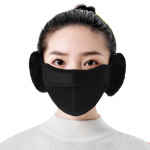 Talvine soe mask &otilde;ues tuulekindel suusatamine jalgrattaga n&auml;omask k&otilde;rvakaitse sall nina lahti hingav n&auml;okate kaelasoojendaja must