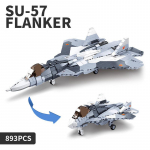 0986 Military Series Su 57 h&auml;vituslennukite assamblee mudeli poiss kokkupandud ehitusplokid m&auml;nguasjad kingitused